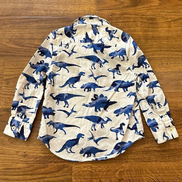 Mini Boden shark button up shirt - Picture 4 of 4